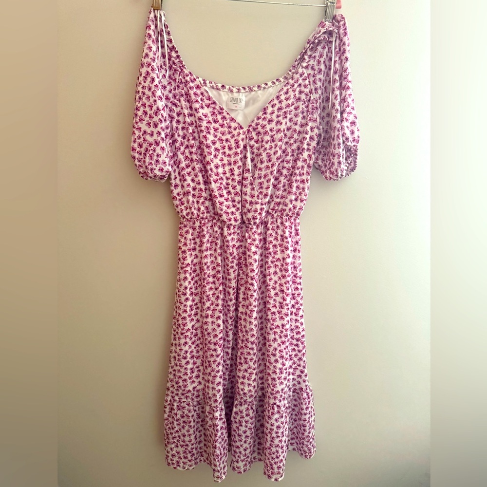 Sienna Sky - Floral Dress - M - Pink/Purple flowers - Flowy